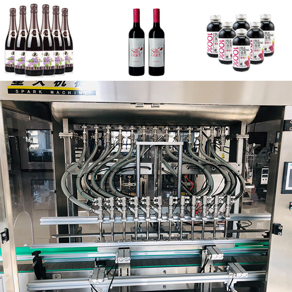 无人化葡萄汁灌装机械成套设备细节、样品图